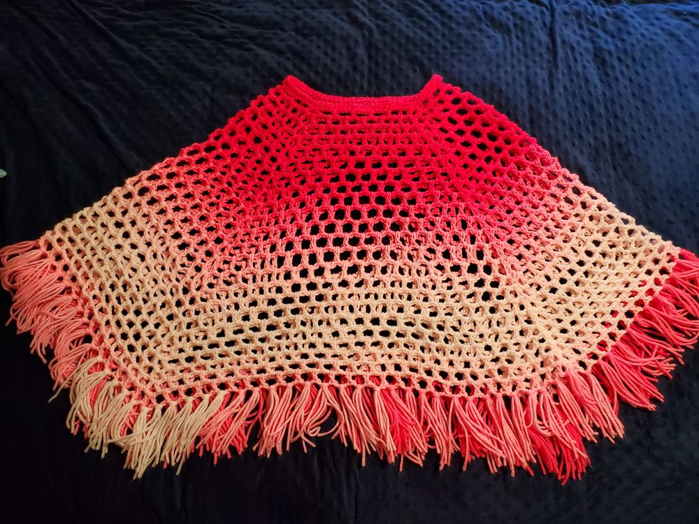 Pink Poncho